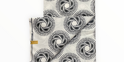 African Prints - Black / White Weave  - Mitex Holland