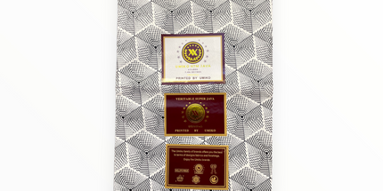 African Prints - Black / White Weave  - Mitex Holland