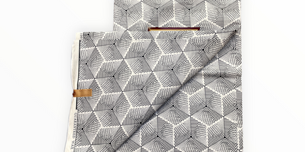 African Prints - Black / White Weave  - Mitex Holland