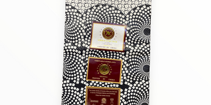 African Prints - Black / White Weave  - Mitex Holland