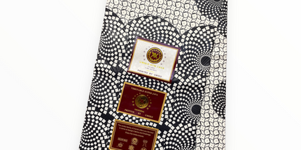 African Prints - Black / White Weave  - Mitex Holland