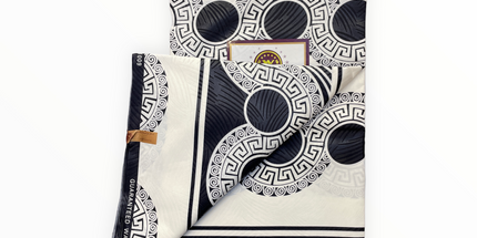 African Prints - Black / White Weave  - Mitex Holland