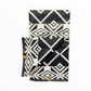 African Prints - Black / White Weave  - Mitex Holland