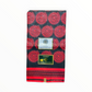 African Prints - Black / red weave  - Mitex Holland