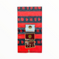 African Prints - Black / red weave  - Mitex Holland